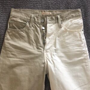 Levi’s two tone High Waist Ribcage Straight Leg Jean size 28